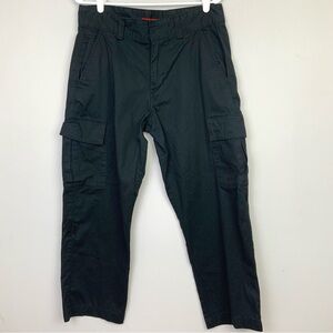 TESLA Sz 34x28 Black Cargo Workwear Employee Uniform Pants TSLA8412